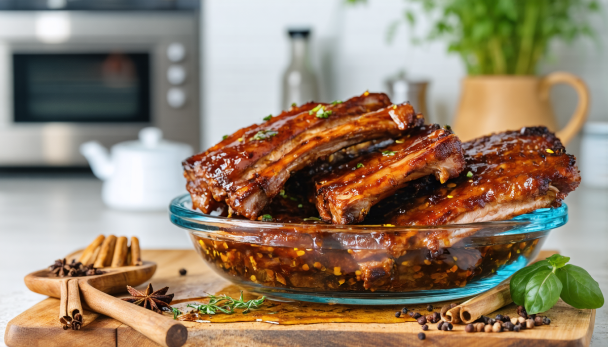 découvrez notre recette facile de travers de porc fondant au four pour un plat savoureux et réussi à coup sûr. parfait pour un repas gourmand et réconfortant.