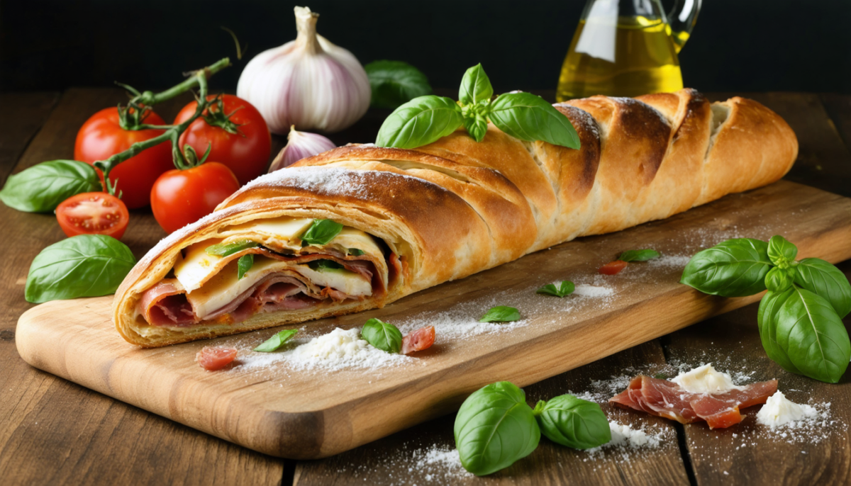 découvrez la recette authentique italienne du stromboli, une spécialité savoureuse et facile à préparer, pour un voyage gustatif en italie.