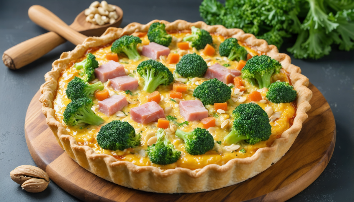 Quiche Au Brocoli Et Jambon