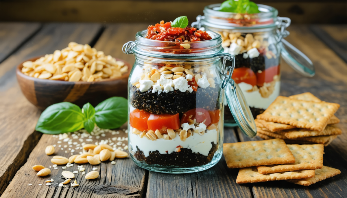 découvrez nos délices en verrine aux saveurs méditerranéennes, sublimés par des fromages authentiques pour une expérience gourmande et raffinée.