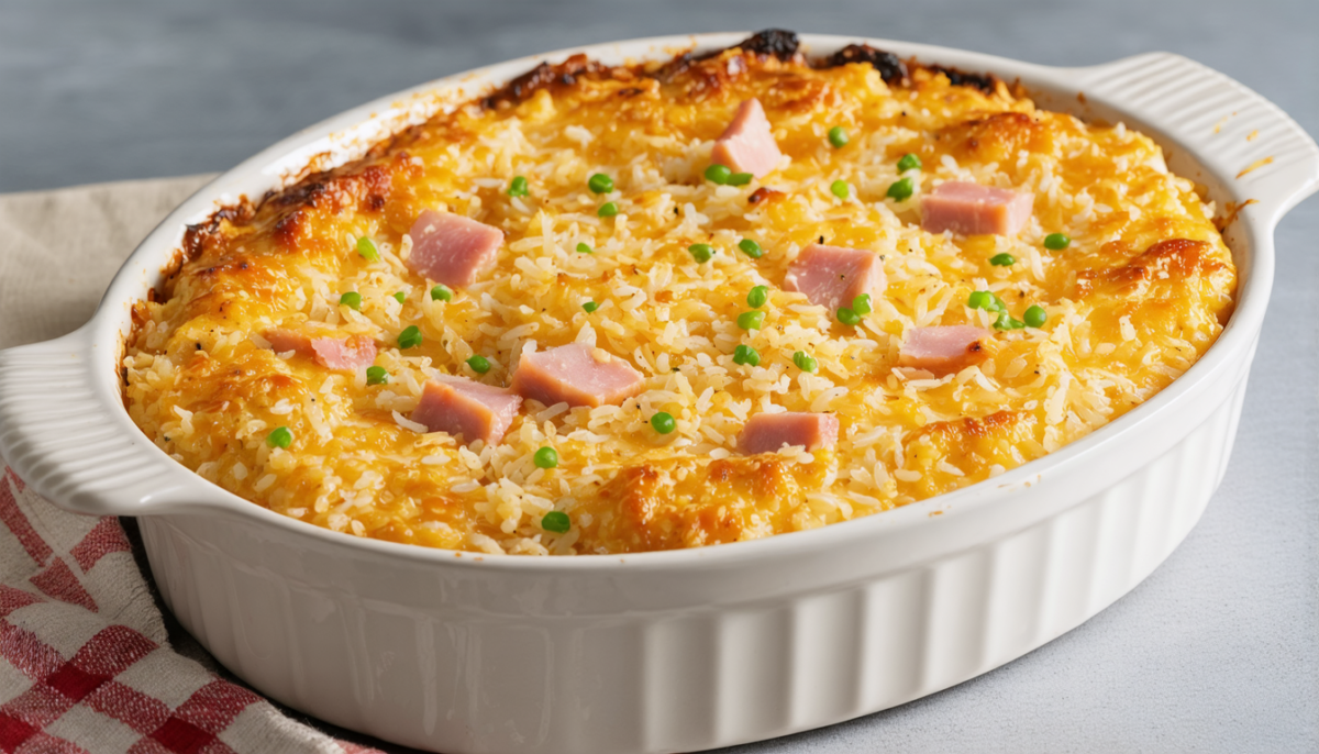 découvrez notre recette savoureuse et diététique de gratin de riz de konjac au jambon, un délice léger parfait pour un repas sain et gourmand.