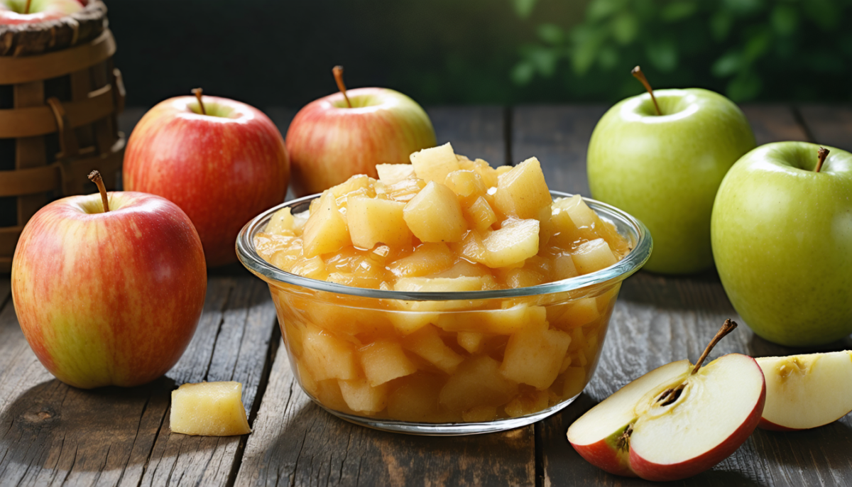 découvrez notre recette facile de compote de pommes légère, saine et sans sucre ajouté, parfaite pour une gourmandise naturelle et équilibrée.