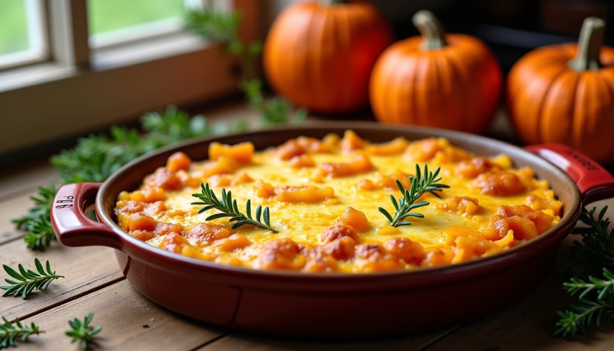 Délicieux gratin de potimarron fondant au fromage : une recette gourmande à essayer