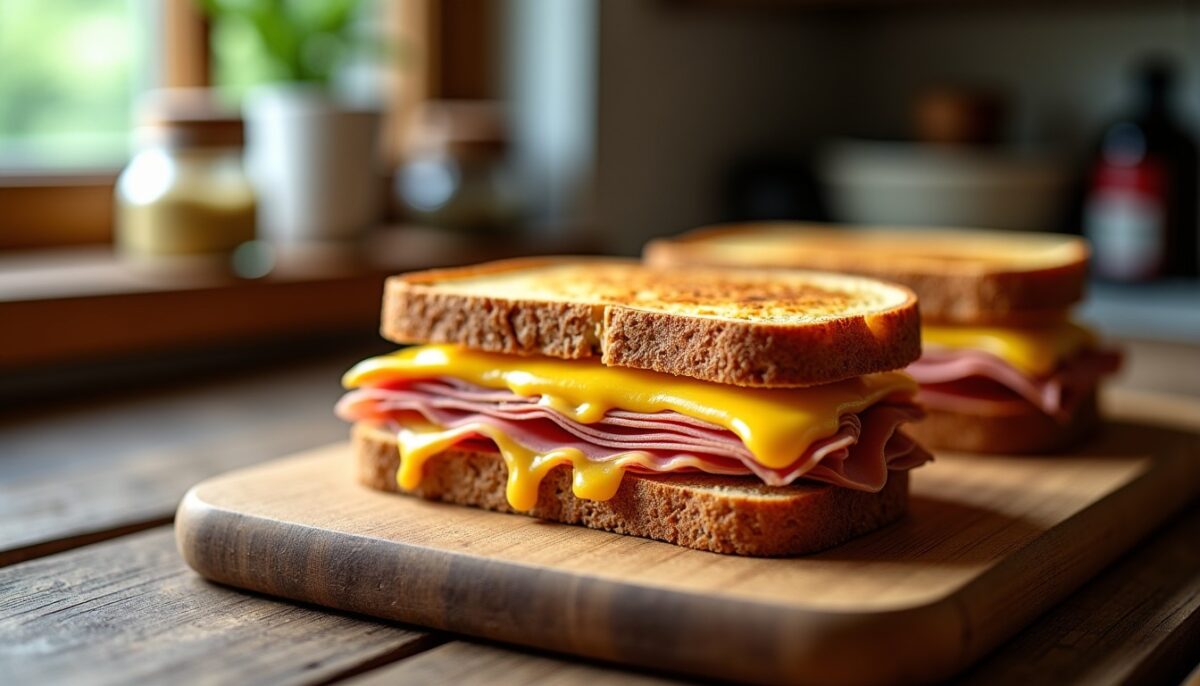 Délice XXL : Croque-Monsieur au Fromage à Raclette Fondant
