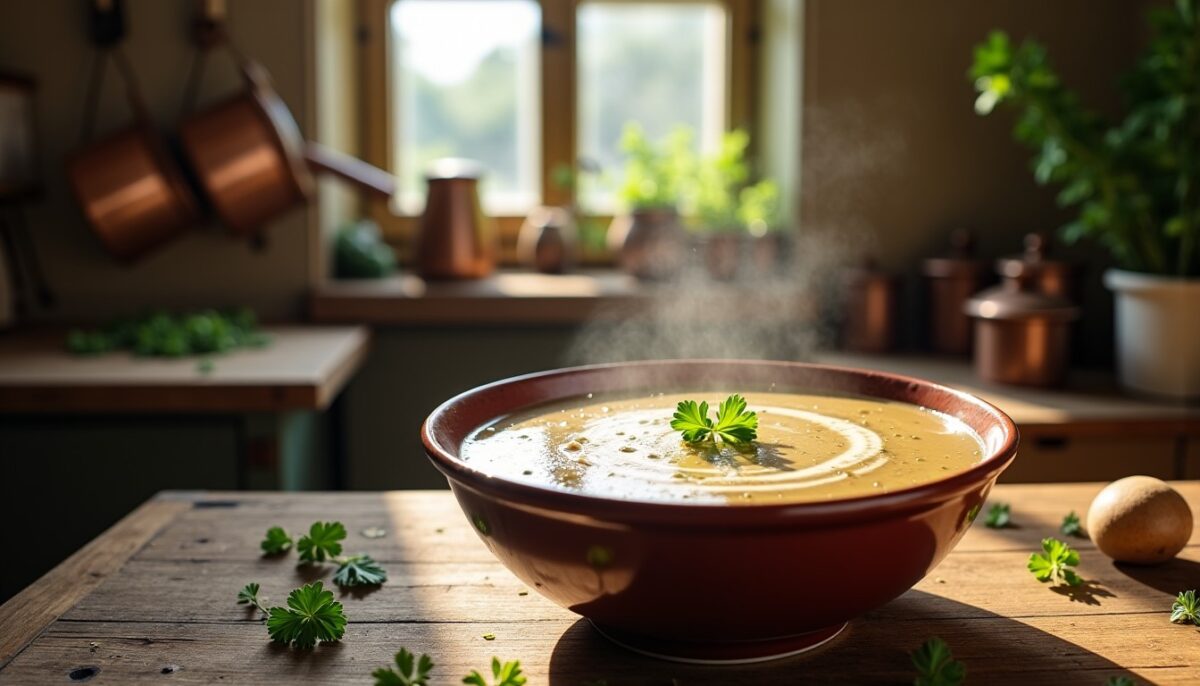 Délicieuse Soupe au Pied de Mouton et Crème Légère : Une Recette Simple et Gourmande