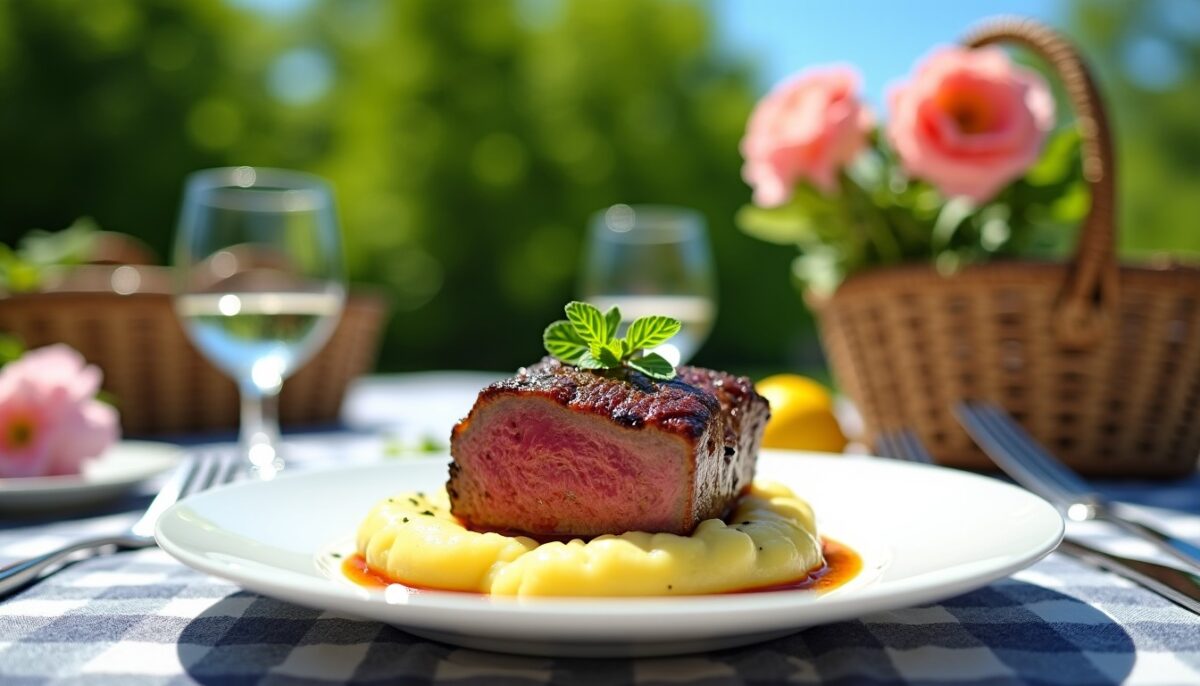 Purée légère et rôti de bœuf à emporter : une recette simple et savoureuse pour vos repas nomades