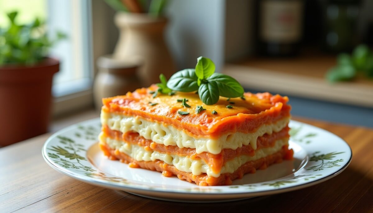 Délice fondant : Lasagnes au saumon, poireaux et fromage frais à savourer