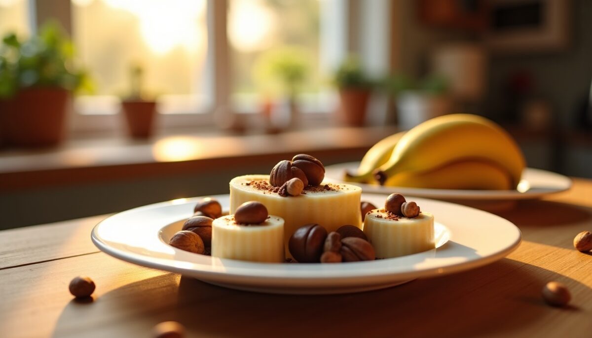 Délice onctueux au Kinder, banane et noisettes : la recette irrésistible à tester
