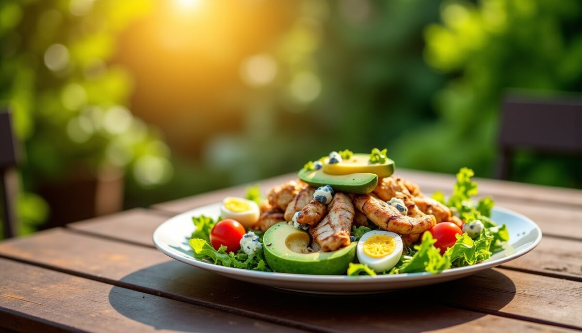 Recette minceur : Salade Cobb au poulet allégée, un classique américain revisité