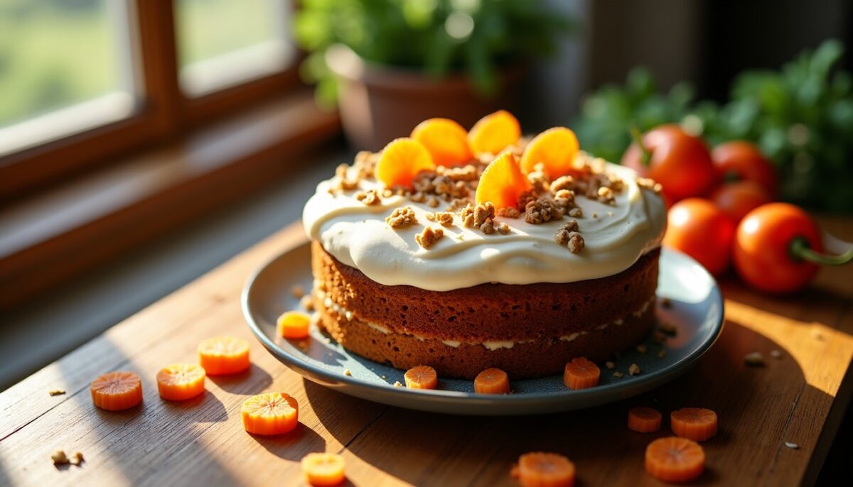 Délicieuse Recette de Gâteau aux Carottes 100% Vegan : Gourmandise et Santé au Rendez-vous