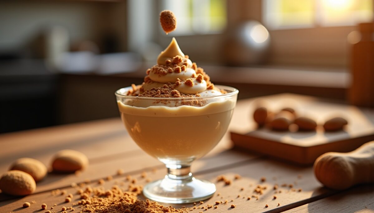 Délicieuse mousse légère au spéculoos au siphon : une recette simple et gourmande