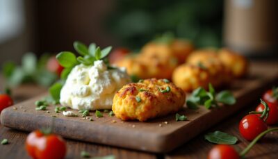 Délicieuses bouchées apéritives : roulés au fromage frais et légumes croquants