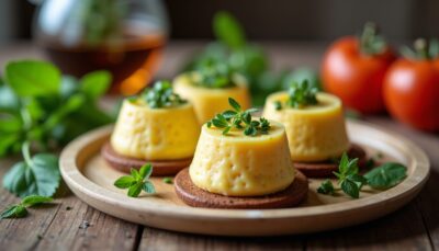 Délices Apéritifs : Recette Savoureuse aux Fromages Aromatiques et Herbes Fraîches