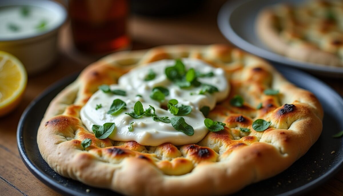 Délicieux naan léger au yaourt et fromage : recette facile et gourmande