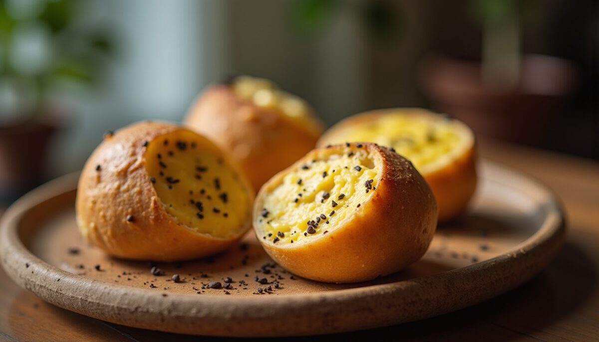 Délicieux petits pains au fromage pour un réveil gourmand