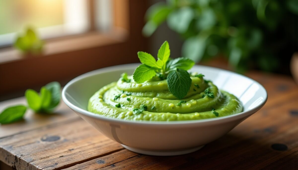 Délicieuse Purée de Petits Pois : L'Accompagnement Idéal pour Vos Repas Gourmands