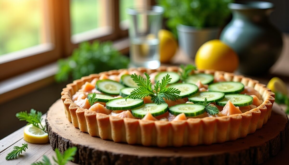 Tarte Fraîcheur au Concombre et Thon : une Recette Facile et Gourmande