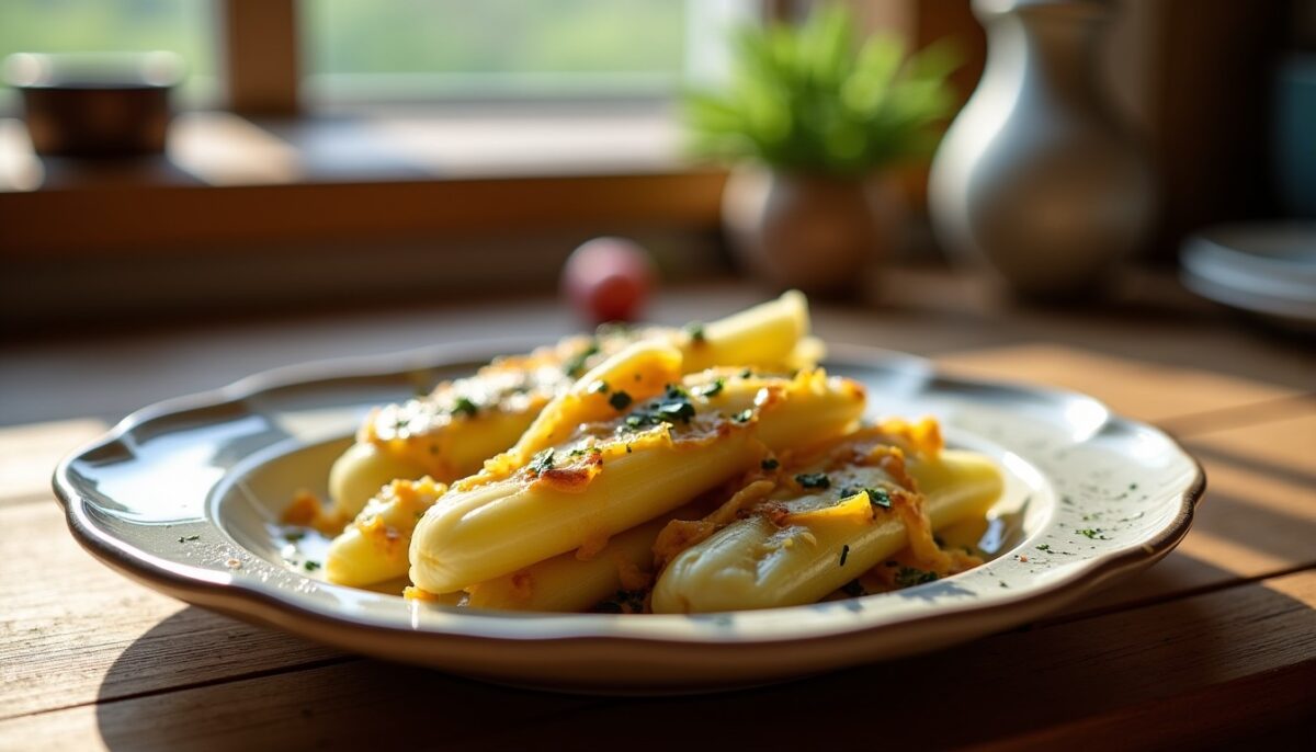Endives Gratinées au Bleu : une Recette Délicieuse et Simple à Réaliser