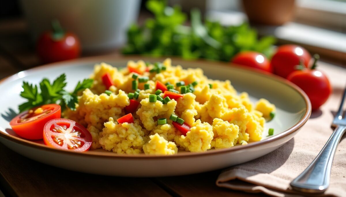 Œufs brouillés à la californienne : une recette gourmande et pleine de fraîcheur