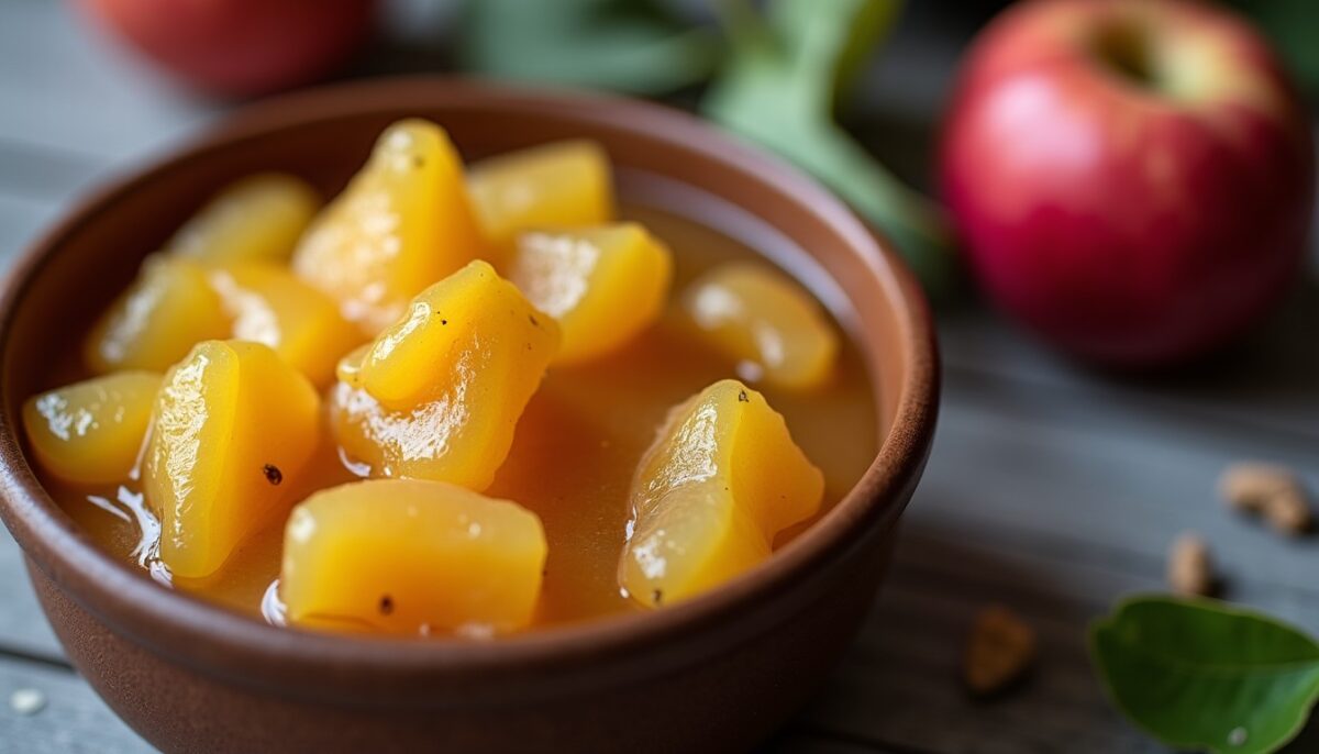 Compote de pommes légère à boire : une recette saine et savoureuse à découvrir