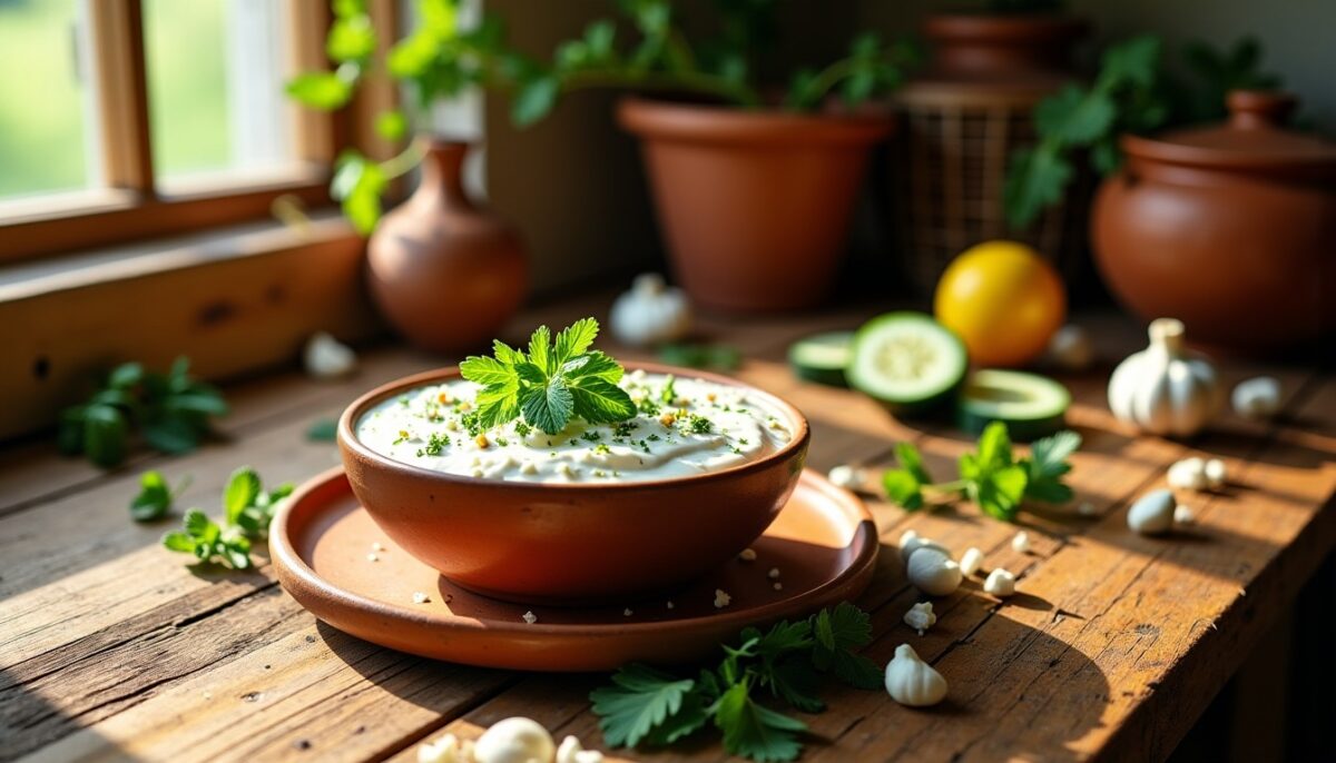 Tzatziki crémeux au fromage frais : une recette simple et savoureuse à découvrir