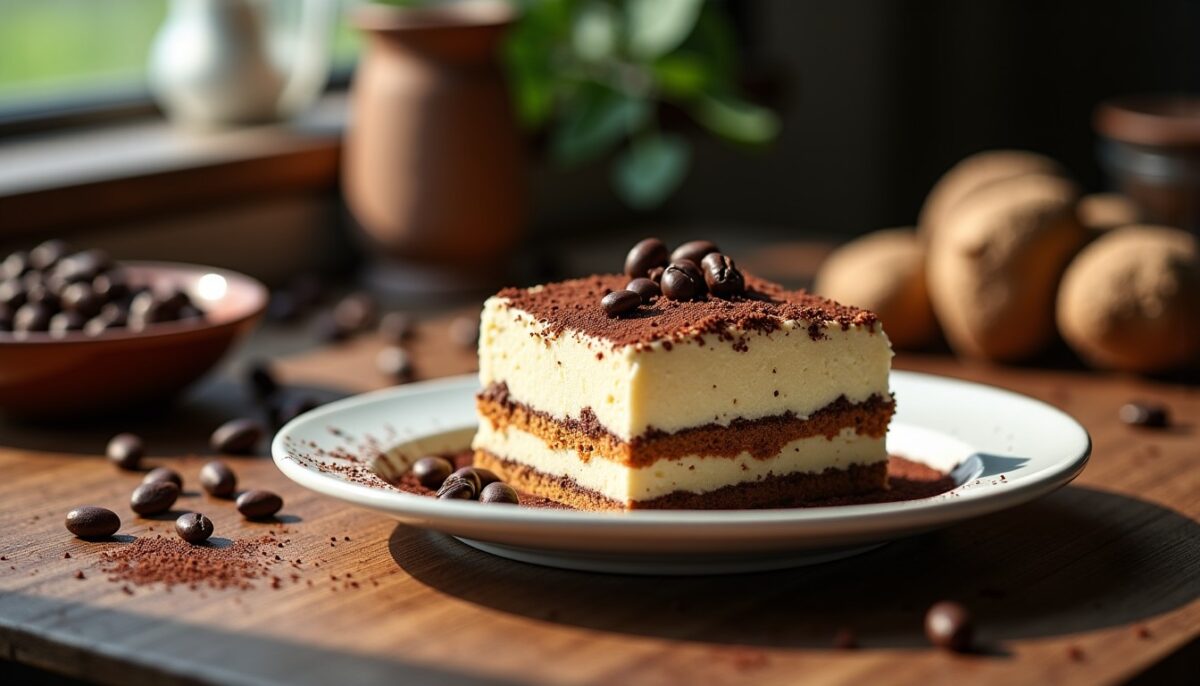 Tiramisu revisité à la chicorée : une douceur légère et savoureuse