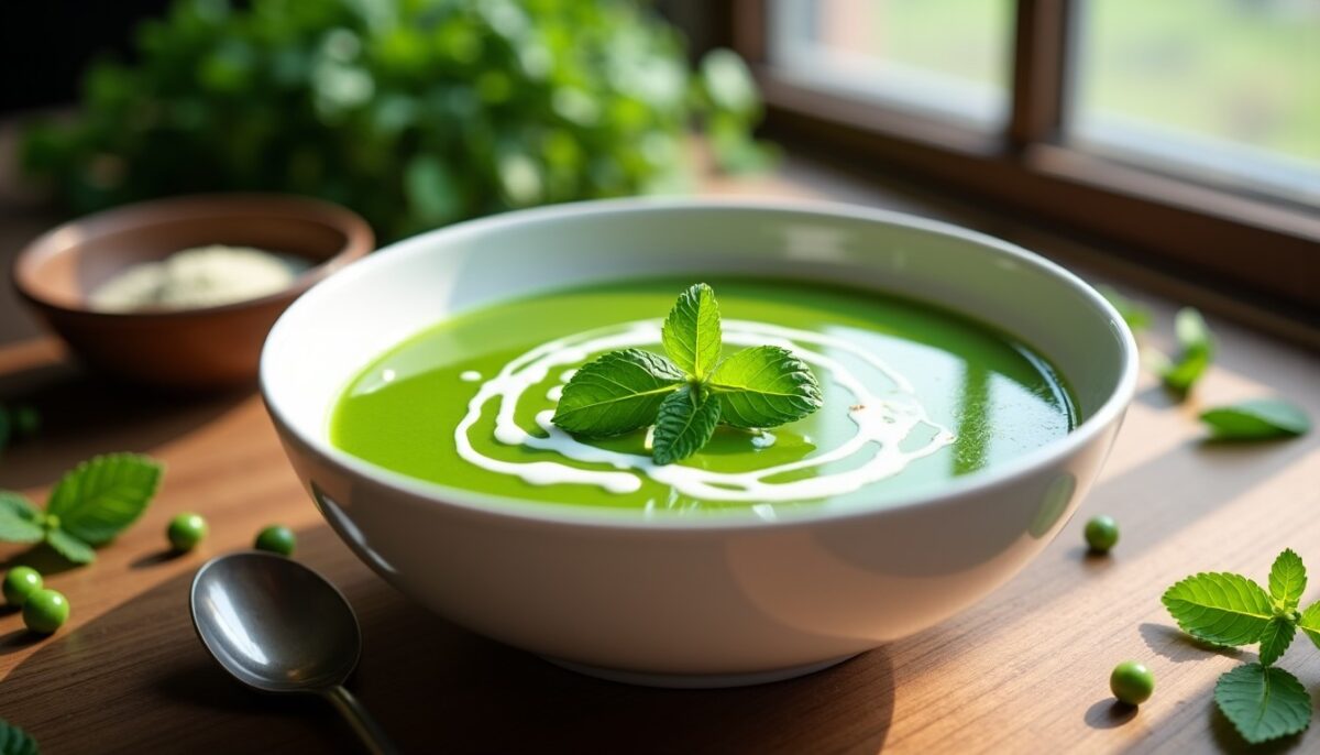 Velouté de Petits Pois Léger : une Recette Simple et Savoureuse à Découvrir