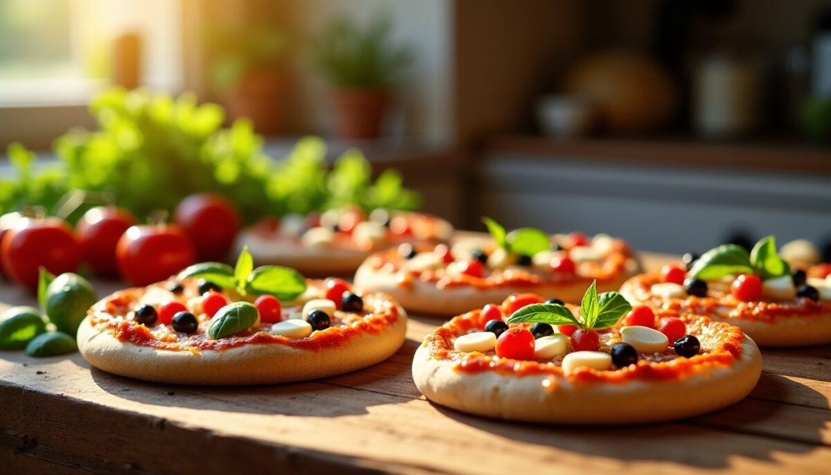 Délicieuses mini-pizzas légères : savourez-les en une bouchée