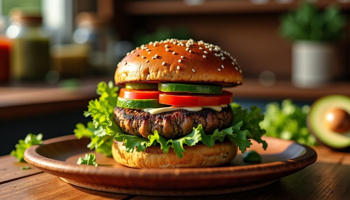 Champi-burgers légers : une délicieuse recette sans pain pour un repas original