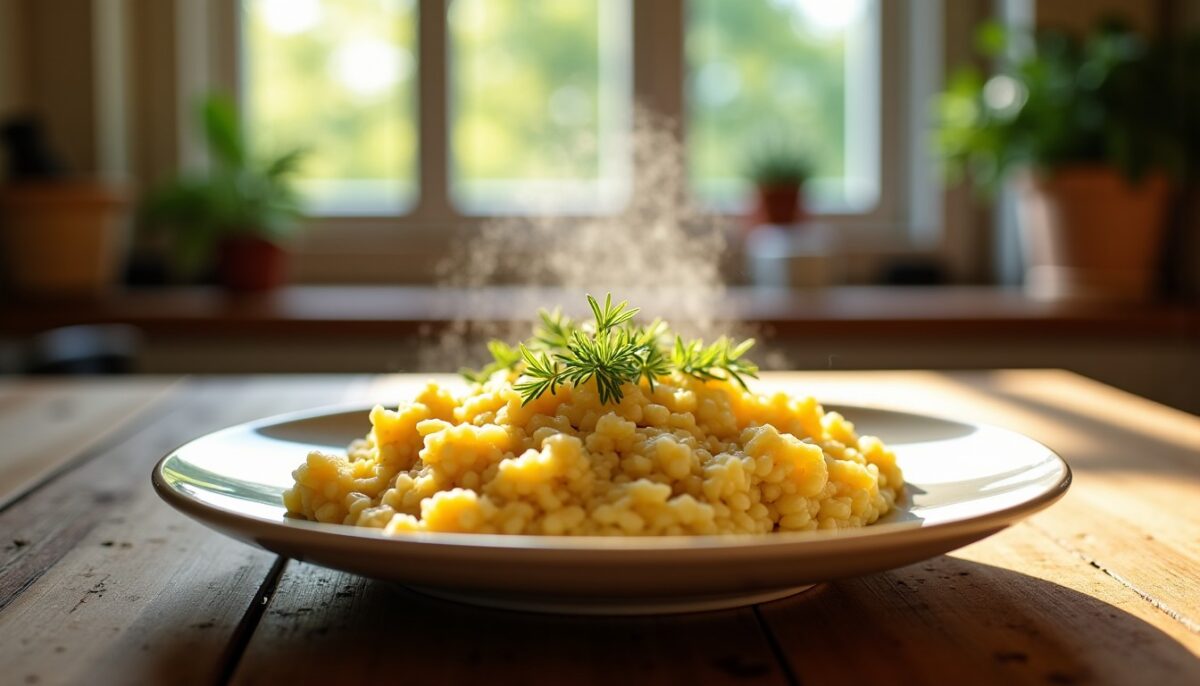 Délicieux risotto onctueux au Camembert : la recette parfaite pour les amateurs de gourmandise