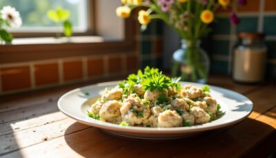 Délicieuses rillettes de poulet allégées au yaourt frais