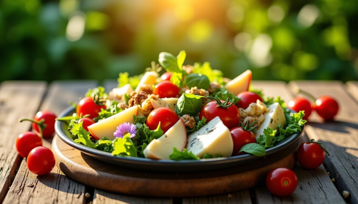 Salade Gourmande aux Fromages et Saveurs Passionnées