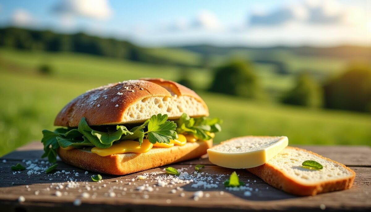 Délice du Pays Basque : Sandwich au Fromage de Brebis Authentique