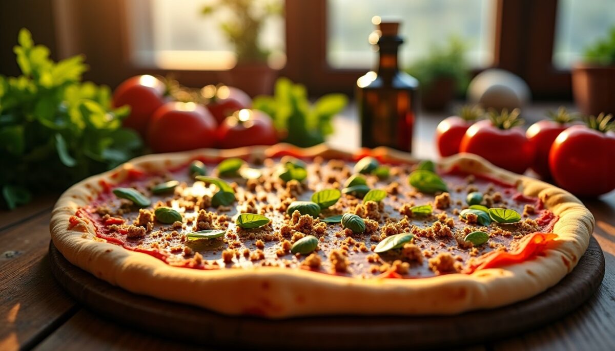 Découvrez la pizza libanaise légère au zahtar : une recette savoureuse et simple à réaliser