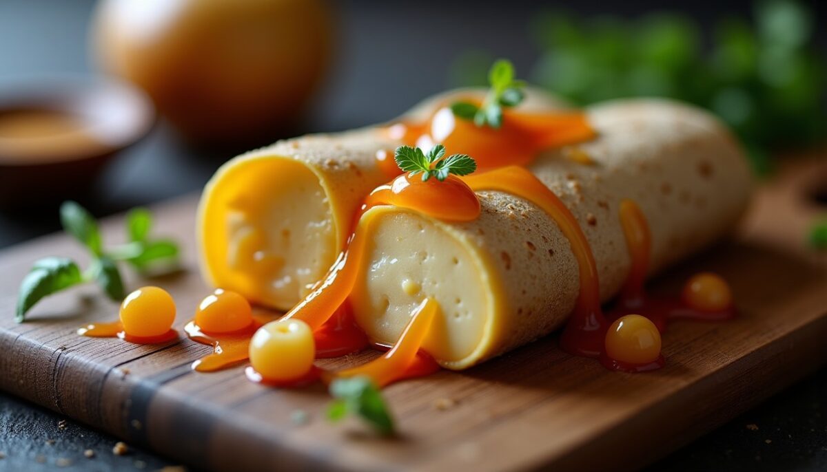 Délice fondant : wrap au camembert et oignons caramélisés, la recette irrésistible