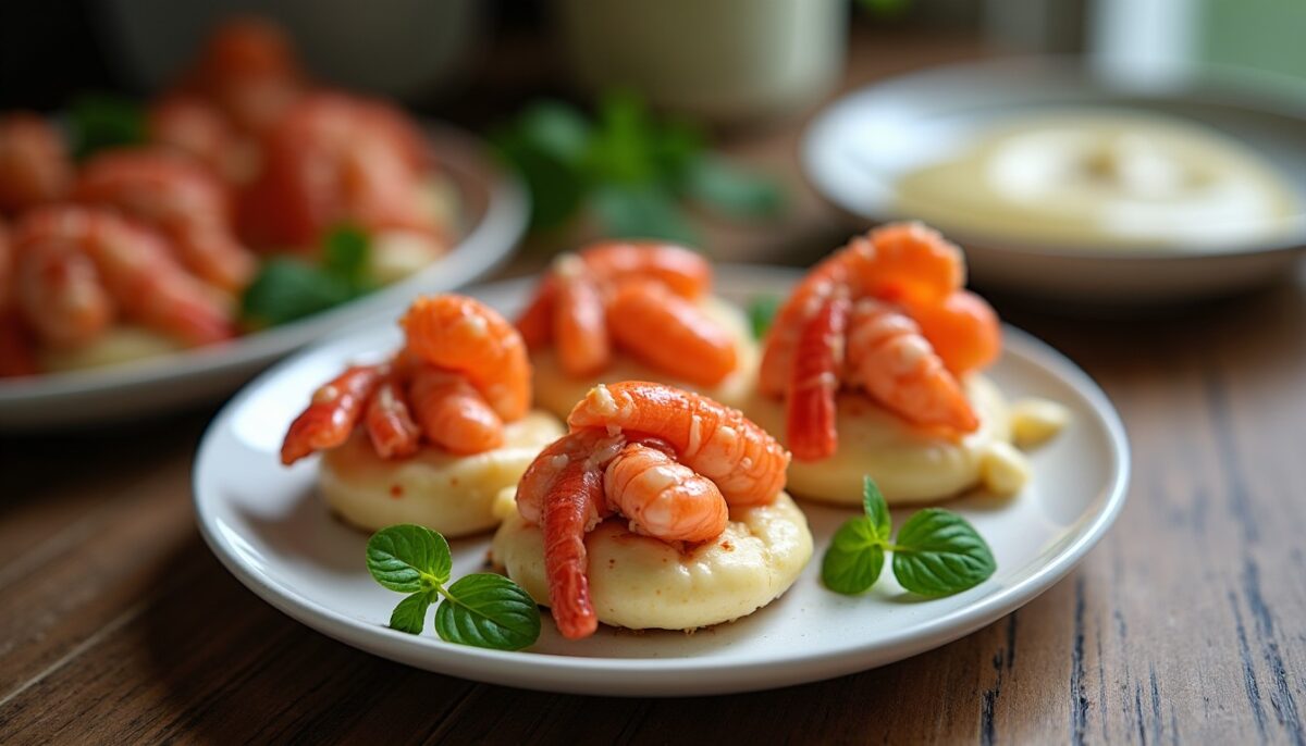 Verrines de crevettes à la mousse légère de betterave : une recette fraîche et savoureuse