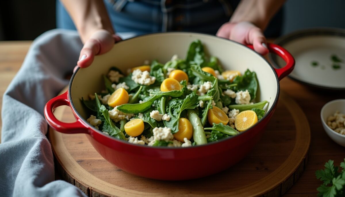 Tian de légumes au fromage bleu : une recette gourmande et simple à réaliser
