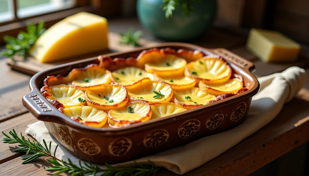 Gratin de pommes de terre au camembert : révélez la recette incontournable pour un plat savoureux