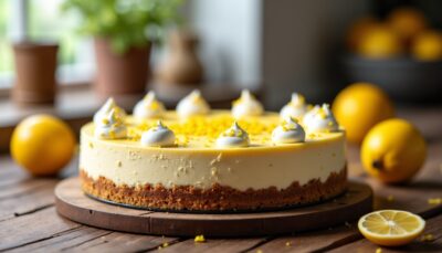 Délicieux Cheesecake au Citron et Fromage Frais : la Recette Facile et Gourmande