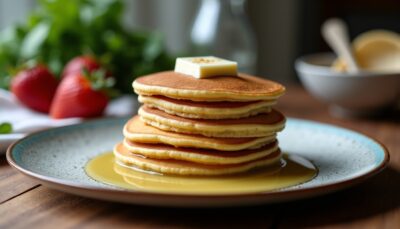 Pancakes aériennes pour un petit déjeuner purifiant et léger