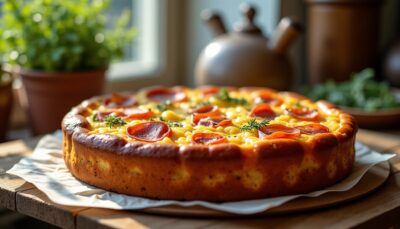 Délicieux Cake au Jambon, Herbes Fraîches et Fromage à Raclette : Une Recette Gourmande à Tester