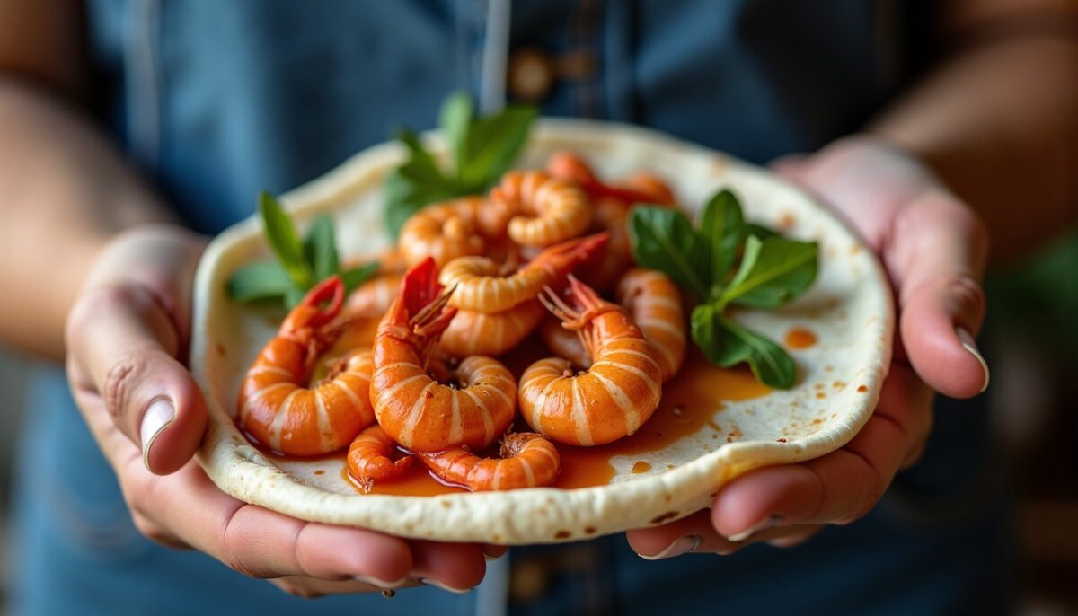 Wraps aux crevettes : une recette simple et pleine de saveurs