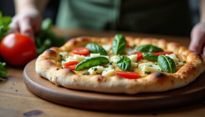 Salade composée revisitée : une touche fraîche au parmesan inspirée de la pizza