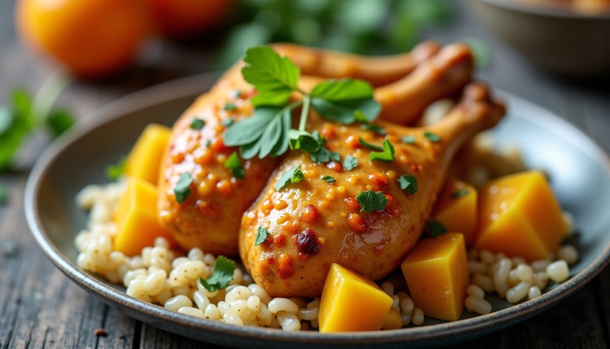 Délicieux poulet sucré-salé au curry et ananas : recette légère et pratique en sachets