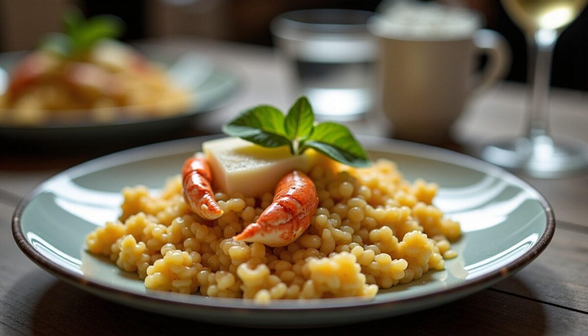 Risotto léger au crabe et parmesan : une recette diététique savoureuse