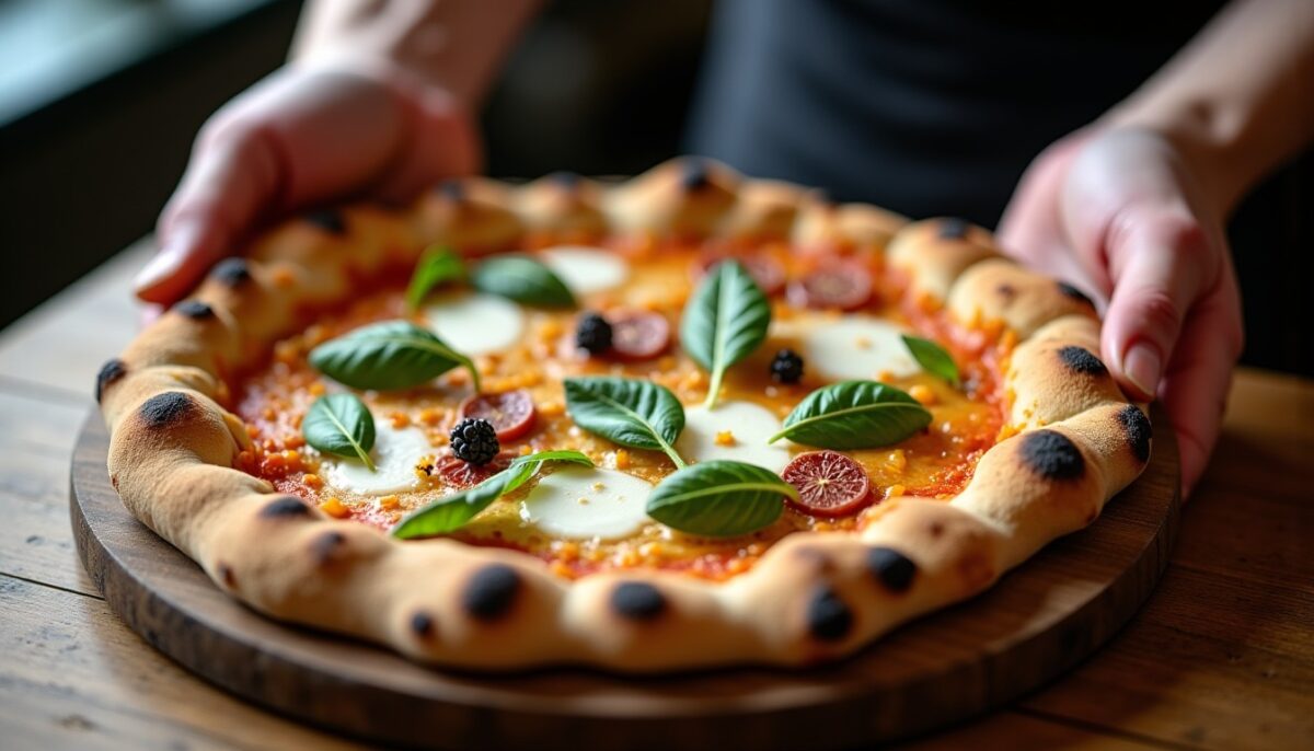 Dégustez une pizza blanche gourmande au Maroilles : recette facile et savoureuse