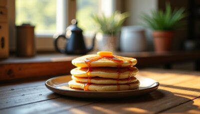 Délicieux pancakes légers au lait de soja : la recette minceur à savourer sans culpabilité