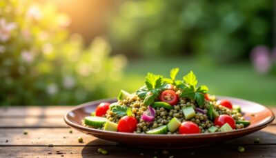 Salade de lentilles froide et légère : la recette minceur à adopter cet été
