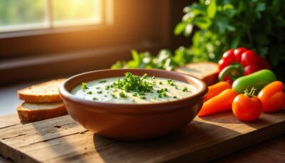 Trempette gourmande aux herbes fraîches et fromage de chèvre : une recette pleine de saveurs