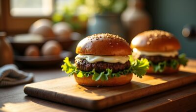 Délicieux mini-burgers au fromage de chèvre : une recette savoureuse à découvrir